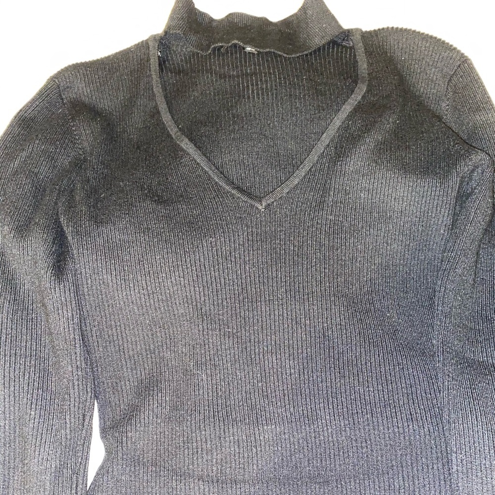 𝓜𝓲𝓼𝓼𝓰𝓾𝓲𝓭𝓮𝓭 | Choker Neck Bodysuit - Picture 2 of 4